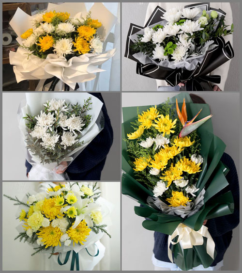 贵州贵阳开阳县南江布依族苗族乡白事花束代送